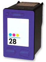 Remanufactured HP 28 (C8728AN) High Capacity Colour Ink Cartridge
